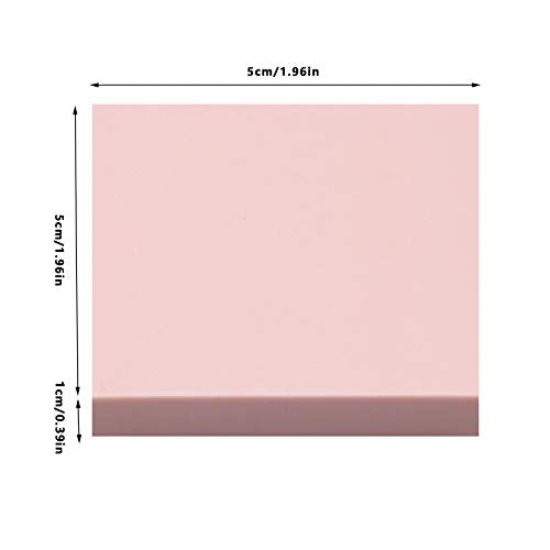 8 Pcs 2"x2" Pink Rubber Carving Blocks for Stamp Soft Rubber Crafts, Soft and Easy to Carve (Square) (Pack of 2) - size: Square (Pack of 2)