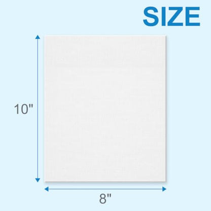 58 Pack Canvas Boards for Painting 8x10 Inch, Canvases for Painting for Acrylic Oil Tempera Watercolor Paints