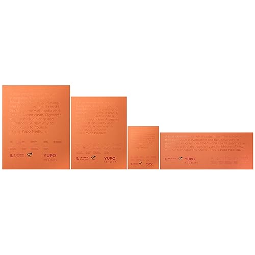 Legion Yupo Polypropylene Pad, 11 X 14 inches, Medium 74lb., 10 Sheets (L21-YUP197WH1114)