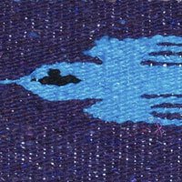 Premium Recycled Fibers Thunderbird Roll Yoga Woven Blanket Throw 54" X 70" Washable