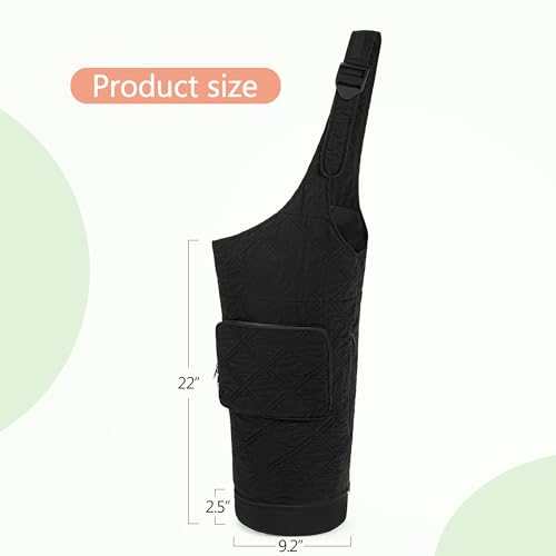 Smasrob Yoga Mat Bag, Yoga Mat Carrier Fits Most Mats (Bag Only), Black