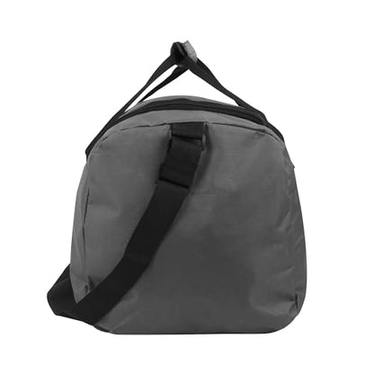 40 Liter, 22 Inch Reflective Duffle Bag with Shoulder Strap for Men, Women, Travel - color: Grey