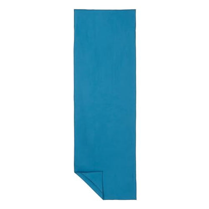 Amazon Basics Yoga Mat Towel, Hot Yoga, Soft, Sweat Absorbant - color: Aqua
