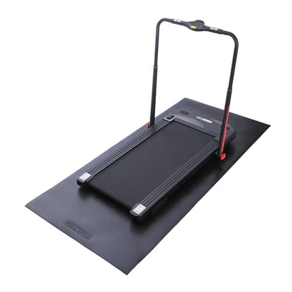 HolaHatha Lightweight Padded Exercise Yoga Mat, Non Slip Thick Foam Foldable Pad for Stretching and Workout Activity, 79 x 35.5" Medium, Grey