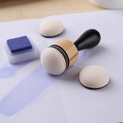 BAOFALI 20PCS Ink Blending Round Head Foams Replacement Refill Foam for Foams Scrapbooking Painting Drawing Art Supplies Handle Ink Tools Embossing Stencils - size: 20PCS( 3 cm/1.2 inch )