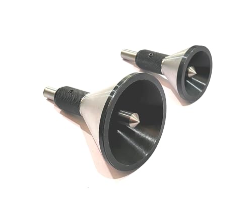 Buyohlic Engineer Machinist Bell Punch Hand DIY Tool for Center Finding on a Round Bar Machine Tools (Set of Both) - size: 35mm and 52mm Set
