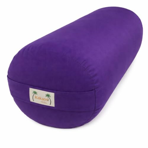 Kakaos Studio Round Yoga Bolster - color: Purple