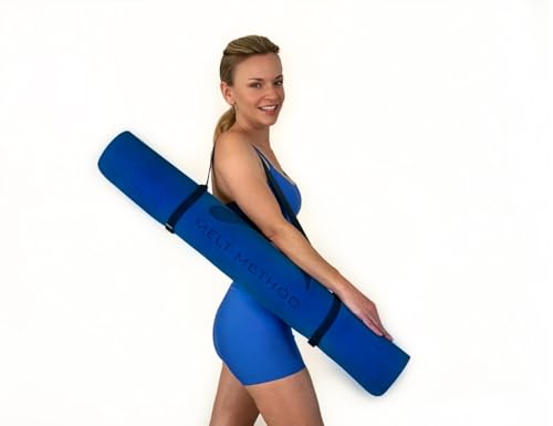 Melt Therapy Mat 6ft Extra Large Exercise Mat TPE Anti Slip | Extra Large 6x3 Ft, TPE Material, Dual-Textured Anti-Slip, Hand & Foot Position Guides, Alignment Lines, Carry Strap