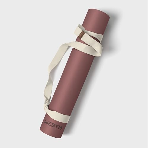WeGym Yoga Mat, 4 mm Cushioned Non-Slip for Yoga, Pilates and Home Workouts - color: Rose Pink, style: Polyurethane