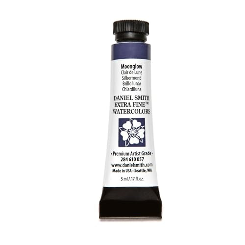 Daniel Smith 284610057 Extra Fine Watercolors Tube, 5ml, Moonglow, 0.17 Fl Oz (Pack of 1) - color: Moonglow