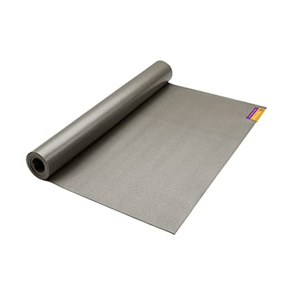 Hugger Mugger Tapas Travel Yoga Mat - Super Portable and Durable, Textured Sticky Surface, May be Folded or Rolled, Packable, Economical - color: Graphite