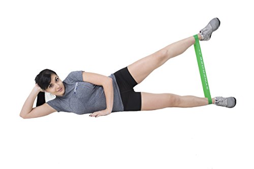Synergee Mini Loop Bands – Resistance Bands for Home or Gym - color: e) Black 10 Pack
