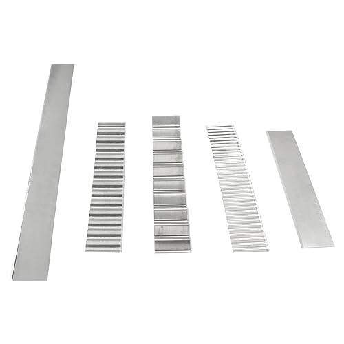 Litoexpe 5pcs Polymer Clay Cutter Blade Set | Carbon Steel, Straight and Wave, for Clay Sculpting - color: 5pcs Straight and Wave