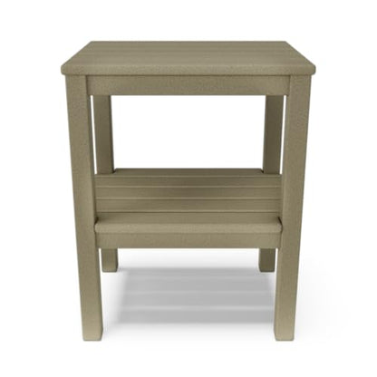 BY THE YARD Accent Table (Weathered Wood) - color: Weathered Wood