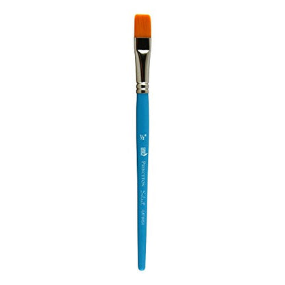 Princeton Select Artiste Flat Wash Brush, Synthetic, Short Handle, Size 1/2 inch, 1 Count - size: Size 1/2 inch