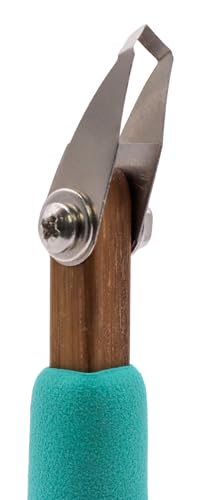 The Original DiamondCore Tools P9V Slim Reach V Tip 4 mm Carving Tool for Pottery, Clay Carving, Sgraffito and Ceramic Surface Design - color: P9v