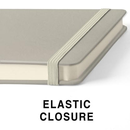 5" x 5" Hardcover Sketch Book,58 Sheets Small Mixed Media Pocket Sketch Pad | PU Cover,150 GSM Acid Free Artist Drawing Paper,Travel Journal Blank Notebook for Adults Sketching,Illustration. - color: 150gsm PU-light gray