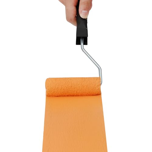 Bates- Paint Rollers, 4 inch Paint Roller with 10 Covers, Wall Painting Tool - color: Orange, size: 4 inch Paint Roller+10 Covers