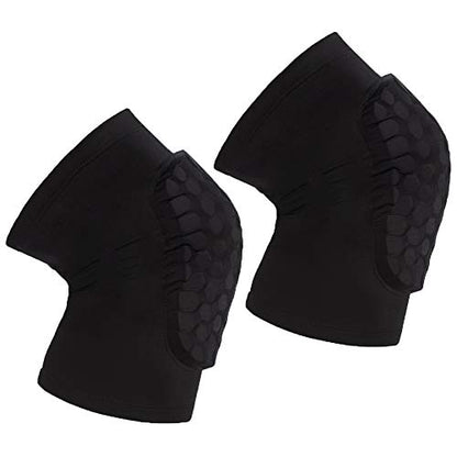 PISIQI Compression Collision Avoidance Knee Sleeve - color: Black, size: Medium
