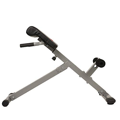 Sunny Health & Fitness Multi-Function Roman Chair - color: Sliver
