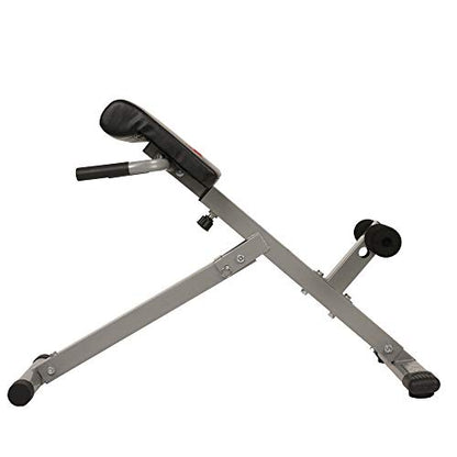 Sunny Health & Fitness Multi-Function Roman Chair - color: Sliver