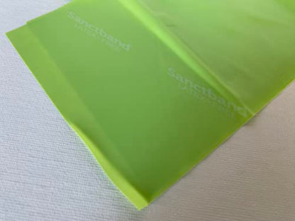 Non-Latex (Pine Level 2) Sanctband Resistance Bands 50 Yard /46 M Professional Latex Free Elastic Band for Upper & Lower Body & Core Exercise, Physical Therapy, Pilates, Workout, & Rehab