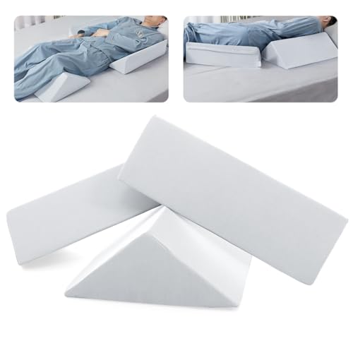 Positioning Wedge Pillow for Side Sleeping (3 in 1),19.69",Off-white Gray - color: Off-white Gray, size: 19.69in