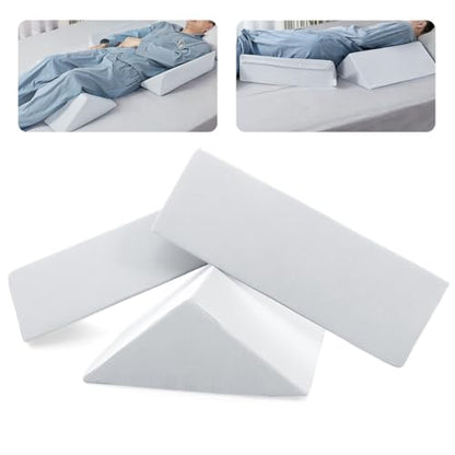 Positioning Wedge Pillow for Side Sleeping (3 in 1),19.69",Off-white Gray - color: Off-white Gray, size: 19.69in