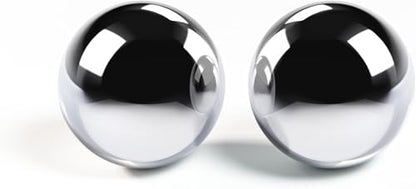 Baoding Balls with Chime 1.5 Inch - Pocket-Sized Stainless Steel Hand Exercise Balls, Stress Relief Massage Balls for Office, Travel & Commutes (with Bell Sound) (Yellow, 1.5 Inch) - size: 1.5 Inch (with bell sound)