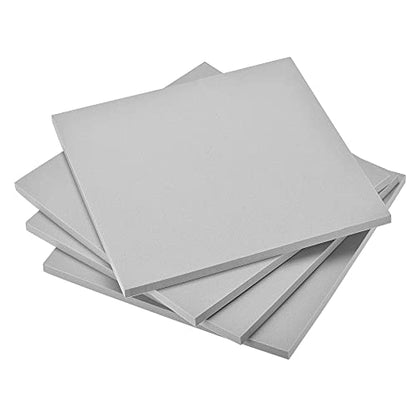 uxcell Grey EVA Foam Sheets 10 x 10 Inch 10mm Thickness for Crafts DIY Projects, 4 Pcs