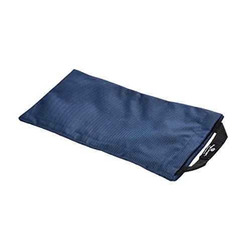 Hugger Mugger Unfilled 10lb Yoga Sandbag - Adds Weight to Your Poses, Zipper Cover, Sturdy Handle, Durable Material, Not Filled with Sand - color: Navy