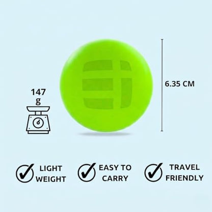 Massage Lacrosse Balls for Deep Tissue Relief - Trigger Point Therapy Ball Set for Plantar Fasciitis, Myofascial Release for Back, Shoulder, Foot - Massage Ball Roller - 2 Pack (Lime Green) - color: Lime Green