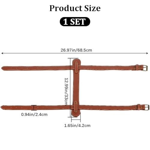 GORGECRAFT Outdoor Picnic Blanket Carry Strap Portable Leather Handle Belt Carrier Motorcycle Bedroll Adjustable Straps Holder for Yoga Exercise Mat Carpet Home Blanket Camping Travel Beaches Rug - color: Camel