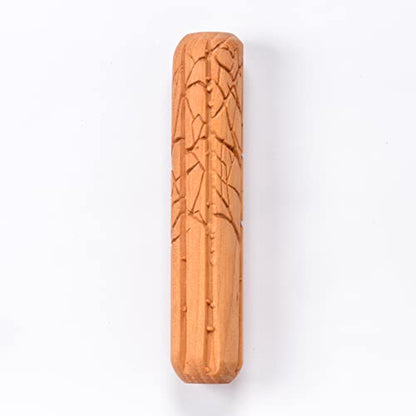 MKM Pottery Tools Wood Big Hand Rollers for Clay (BHR-104 Winter Woods) - color: BHR-104 Winter Woods