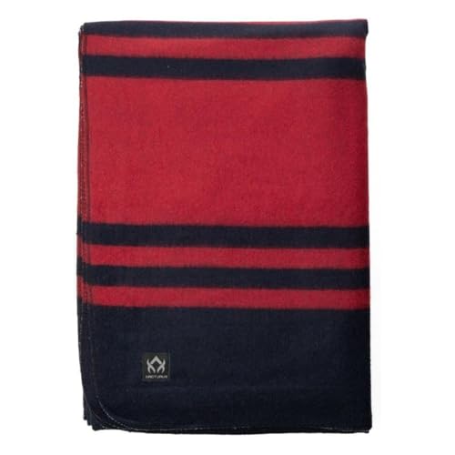 Arcturus Rainier Wool Blanket - Warm, Heavy, Washable, Bed Blanket | Great for Home & Camping (Lava Canyon, King) - color: Lava Canyon, size: King