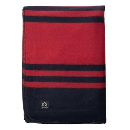 Arcturus Rainier Wool Blanket - Warm, Heavy, Washable, Bed Blanket | Great for Home & Camping (Lava Canyon, Queen) - color: Lava Canyon, size: Queen