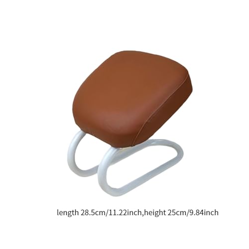Kneeling Meditation Stool Chair Sturdy Ergonomic Compact Adults Comfortable Gift Seat Meditation Bench for Studio Praying, Brown - color: Brown