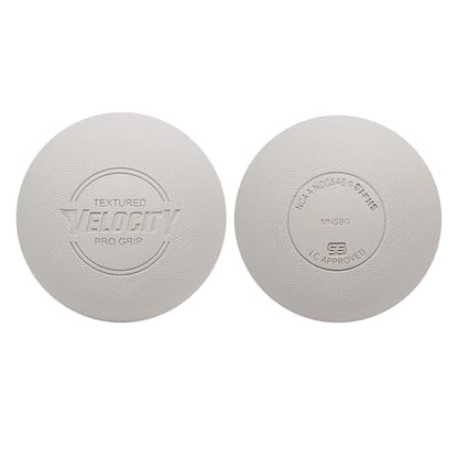 Velocity Pro Grip Lacrosse Balls - 6, 12, 18, 60 and 120 Packs - Certified for Youth, Club, High School, CLA, and College Game Play - color: White, size: 120 Balls