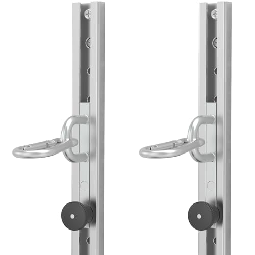 Resistance Bands Wall Anchor Exercise Equipment Platform Base(Length 40"),Adjustable Wall-Mounted Anchor Multi-Purpose Fitness System for Complete Full Body Strength Training - color: 2 PCS