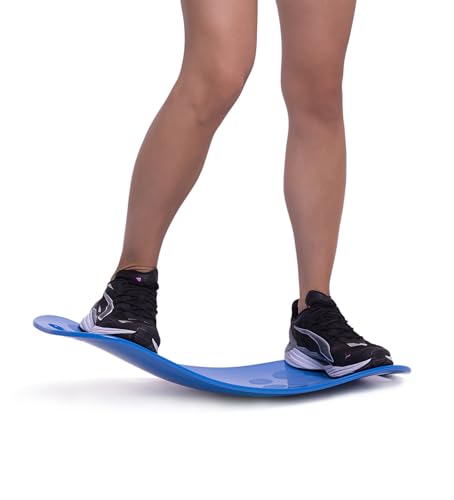 Balance Boards Yoga, Fitness Board, Workout Balance Board Sports, Twist Board for Workout, Gym Sports, Balancing Exercises, Dancers, Stability Training Twisting, Exercise Abs Arms Legs,Blue