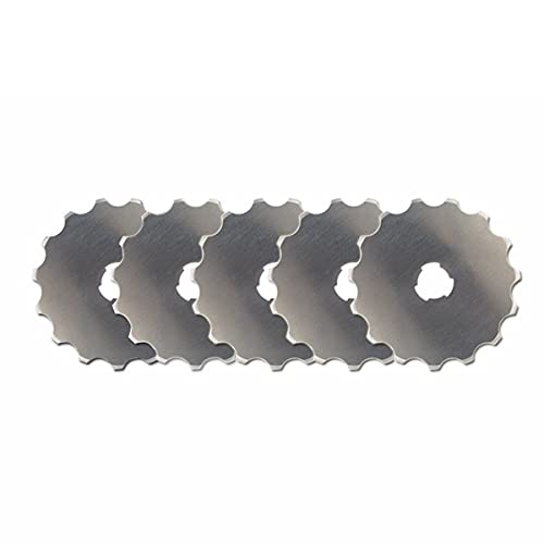 Rotary Cutter Blades Fits Olfa,Fiskars,DAFA by JOMOSART,45mm Blades Rotary Cutter for Quilting Scrapbooking Sewing Arts Crafts,Truecut Replacement for Quilting Fabric,Paper etc