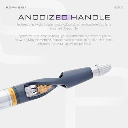 Gaahleri Airbrsuh Premium Series Mobius Siphon Feed Airbrush