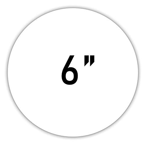 NARA Alcohol Ink Paper | White | 6" Diameter Circle | 430 microns/320 GSM | 25 Sheets | Heavy Paper | Paper for Alcohol Ink Art Painting | 100% Stain-Free