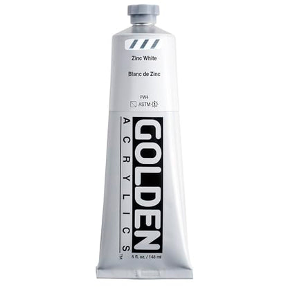 5 Oz Heavy Body Acrylic Color Paints Color: Zinc White