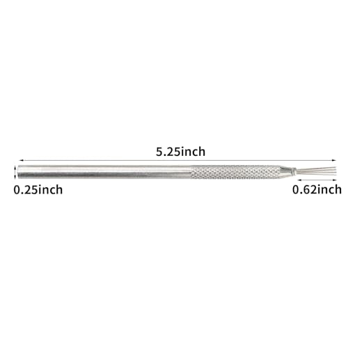2Pack Clay Needle Tools, Wire Feather Texture Tool for Ceramic Polymer Pottery Clay Sculpting, Texturing, Modeling