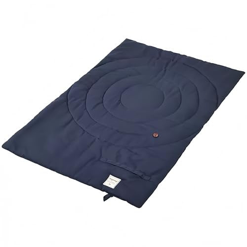 Lightly Padded Roll-Up Travel Dog Mat Settle & Place Training - color: Blue, size: Medium(37.4"x25.6")