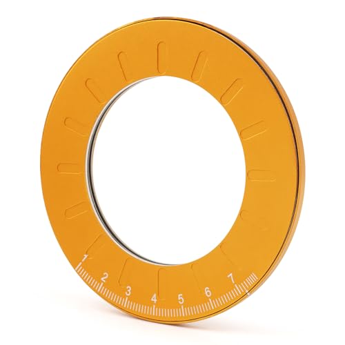 Adjustable Circle Drawing Maker 5 inch, Measuring & Drawing Ruler | Stainless Steel & Aluminum Alloy Rotary Round Template, Geometric Plotting Compass Tool
