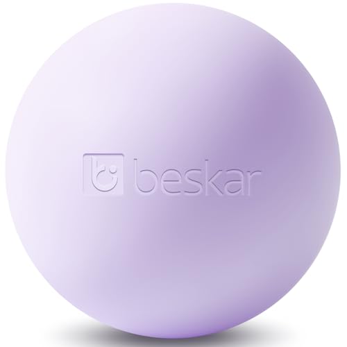 Massage Lacrosse Balls for Myofascial Release, Trigger Point Therapy - color: Purple