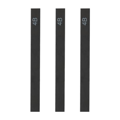 Soho Urban Artist Compressed Graphite Sticks 4B, Pack of 3 - Premium Graphite Sticks for Drawing - Versatile & Smooth Gliding Artist Graphite - Ideal for Professionals, Students, and Artists - color: 4B