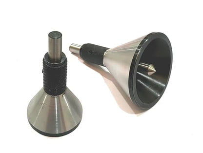 Buyohlic Engineer Machinist Bell Punch Hand DIY Tool for Center Finding on a Round Bar Machine Tools (Set of Both) - size: 35mm and 52mm Set